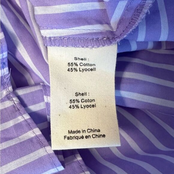 NWOT L'AGENCE Denver Stripe Off Shoulder Top - Picture 6 of 8